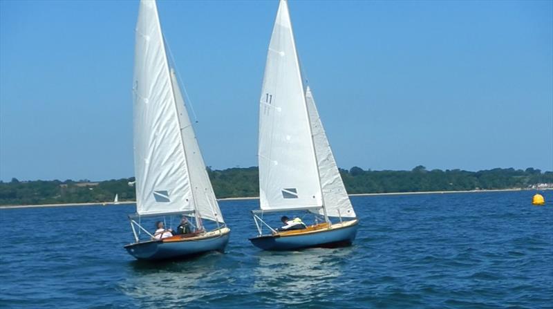 Bembridge One Design race start on 2nd June photo copyright Mike Samuelson taken at Bembridge Sailing Club and featuring the Bembridge One Design class