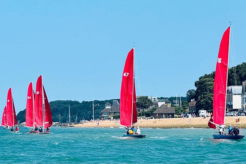 Bembridge classes racing on 2 August - photo © Richard Jessel