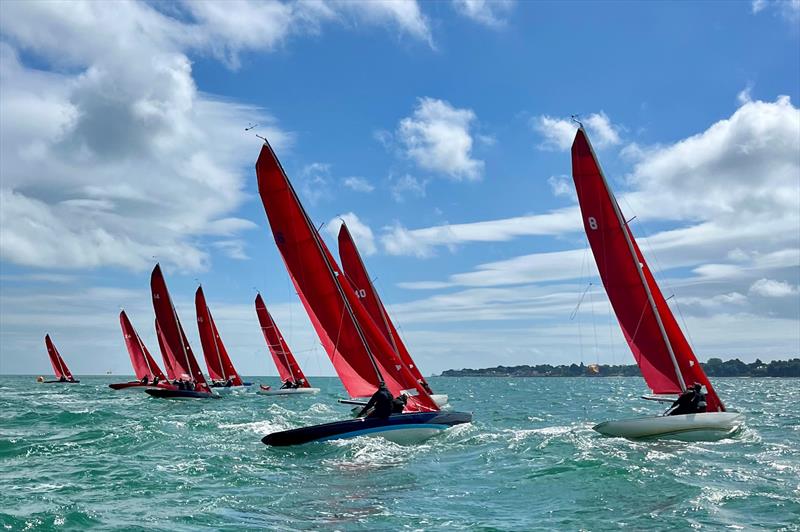 10Aug24 - Bembridge Keelboats Daily Summer Racing photo copyright Susie Beart taken at Bembridge Sailing Club and featuring the Bembridge Redwing class