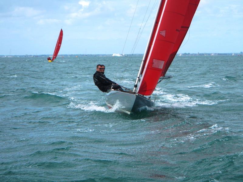 Bembridge Keelboats Late August Racing photo copyright Mike Samuelson taken at Bembridge Sailing Club and featuring the Bembridge Redwing class