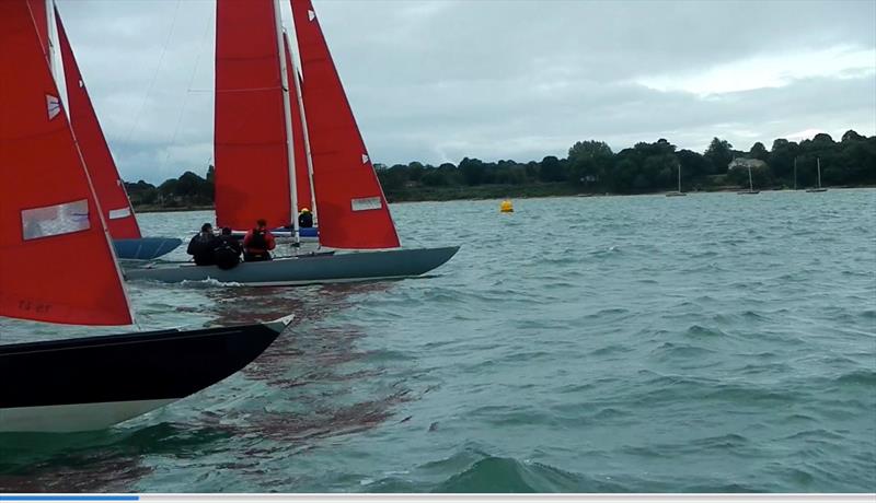 Bembridge Keelboats Late August Racing photo copyright Mike Samuelson taken at Bembridge Sailing Club and featuring the Bembridge Redwing class