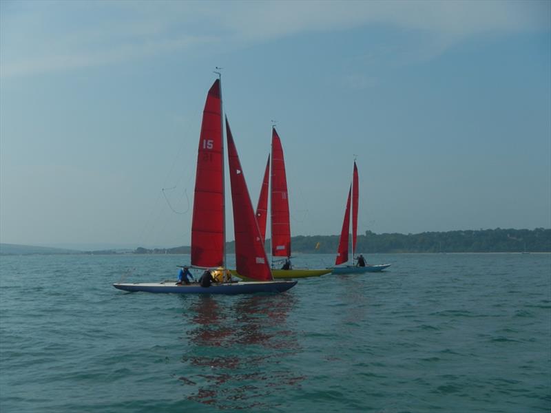 1st September racing for the Bembridge keelboats photo copyright Mike Samuelson taken at Bembridge Sailing Club and featuring the Bembridge Redwing class