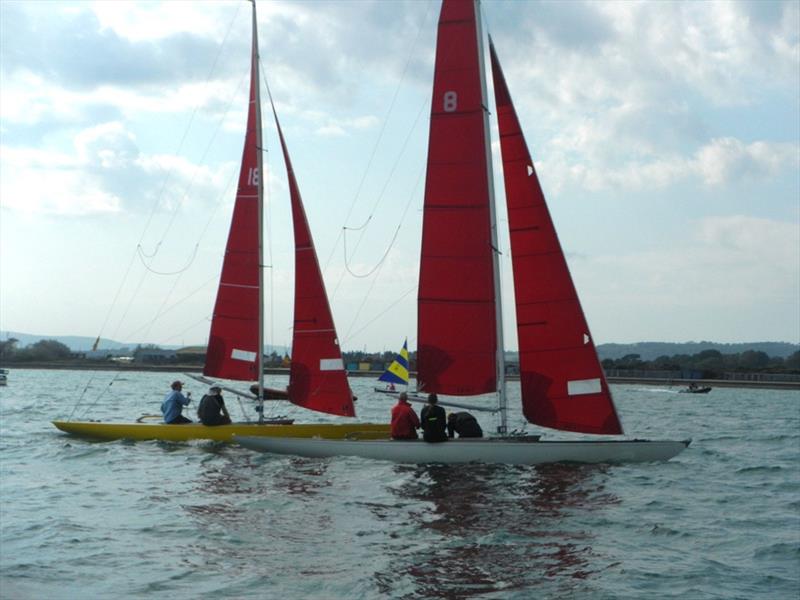 Bembridge Keelboat late September racing photo copyright Mike Samuelson taken at Bembridge Sailing Club and featuring the Bembridge Redwing class