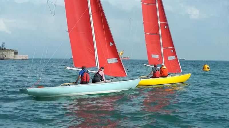 Bembridge Keelboat late September racing photo copyright Mike Samuelson taken at Bembridge Sailing Club and featuring the Bembridge Redwing class