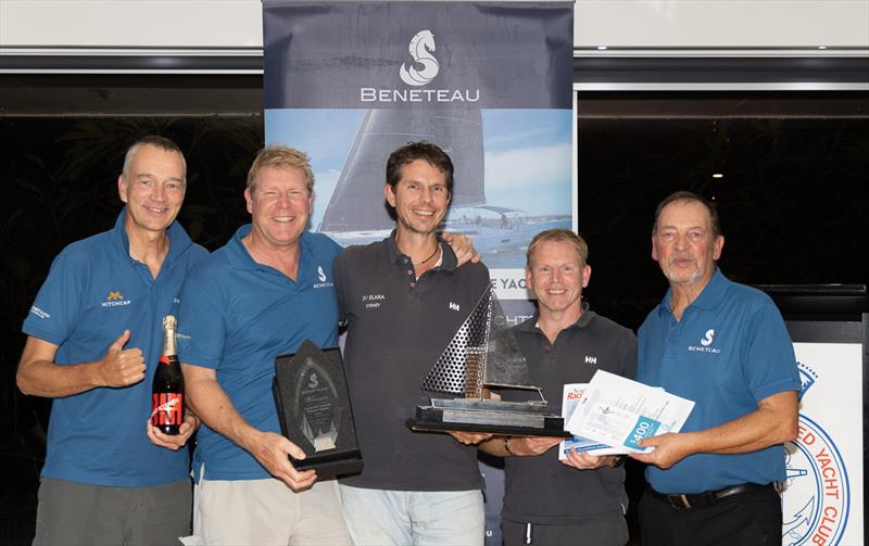 Elara with the prized non-Spinnaker trophy - photo © Jennifer McKinnon