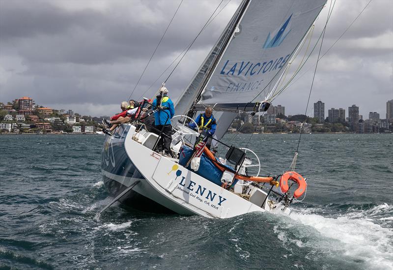 Powering along with the Beneteau First 44, Lenny - photo © John Curnow