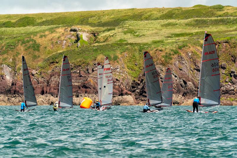 Hartley Boats Blaze National Championship 2024 photo copyright Petru Balau Sports Photography / sports.hub47.com taken at Pembrokeshire Yacht Club and featuring the Blaze class