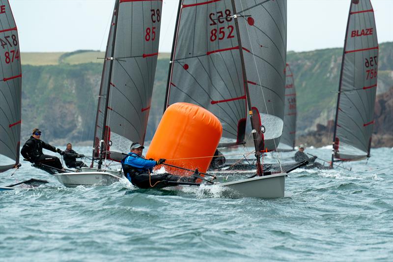 Christian Smart finished 2nd in the Hartley Boats Blaze National Championship 2024 photo copyright Petru Balau Sports Photography / sports.hub47.com taken at Pembrokeshire Yacht Club and featuring the Blaze class