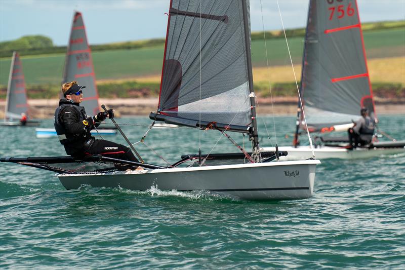 Charlie Matthews finished 3rd in the Hartley Boats Blaze National Championship 2024 photo copyright Petru Balau Sports Photography / sports.hub47.com taken at Pembrokeshire Yacht Club and featuring the Blaze class