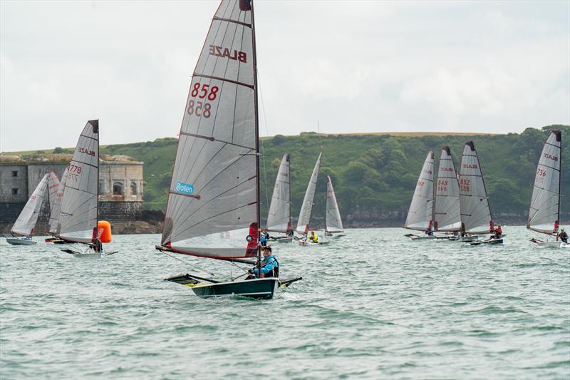 Ben Harden wins Hartley Boats Blaze National Championship 2024 photo copyright Petru Balau Sports Photography / sports.hub47.com taken at Pembrokeshire Yacht Club and featuring the Blaze class