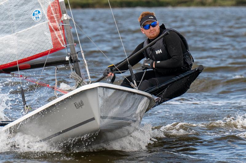 Charlie Matthews wins the 2024 edition of Royal Corinthian Yacht Club Super Saturday photo copyright Petru Balau Sports Photography / sports.hub47.com taken at Royal Corinthian Yacht Club, Burnham and featuring the Blaze class