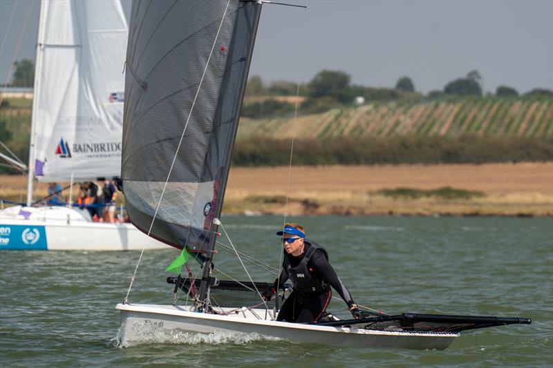 Burnham Sailing Club's Blaze during HMS St.Mathew Cup 2024 photo copyright Petru Balau Sports Photography / sports.hub47.com taken at Royal Burnham Yacht Club and featuring the Blaze class