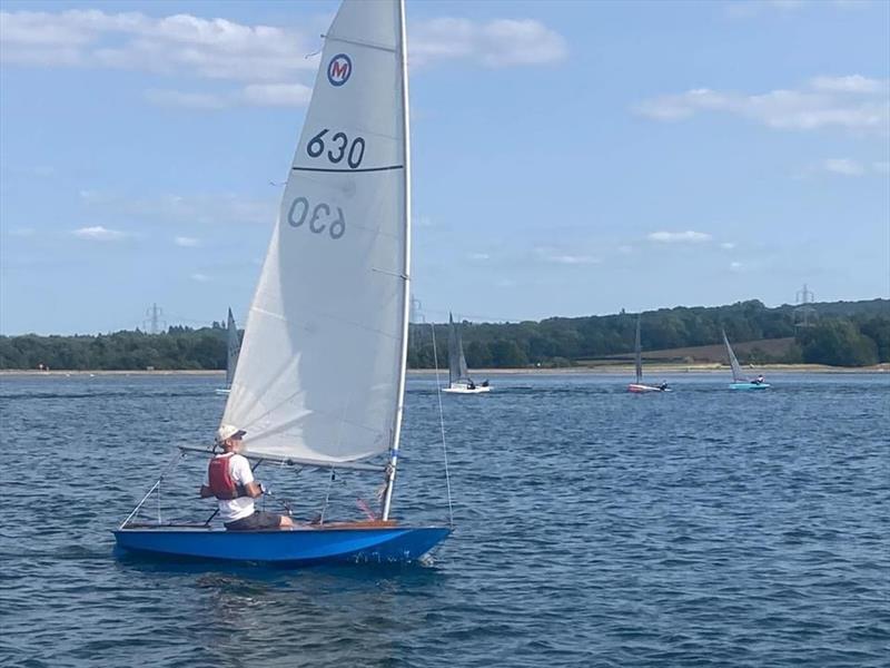 British Moths at Farmoor photo copyright Oxford Sailing Club taken at Oxford Sailing Club and featuring the British Moth class