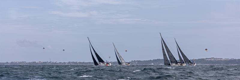 Follow the parachutes. BPI Private Wealth Signature Yacht Race Series 2024-25, Boracay 200 photo copyright BPI / Guy Nowell taken at  and featuring the  class