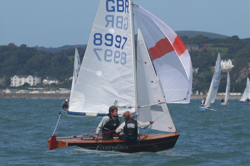 Racing in light winds at the Zhik Cadet National Championships 2009 photo copyright Phil Shepherd taken at Pwllheli Sailing Club and featuring the Cadet class