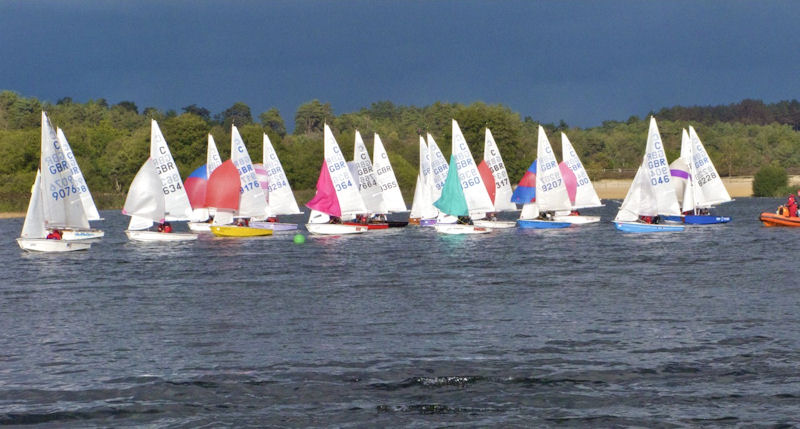 Cadet October training at Frensham photo copyright Ian Philpott taken at Frensham Pond Sailing Club and featuring the Cadet class