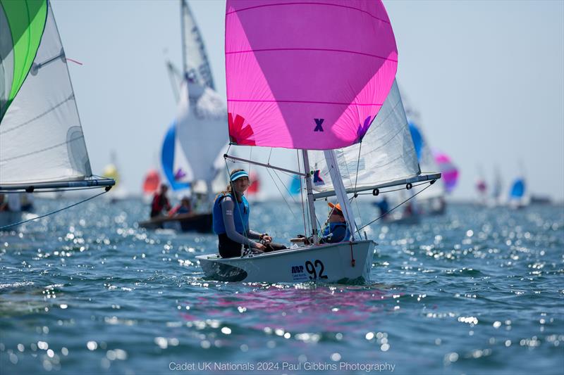 Beautiful sunshine to start the event - ABP Cadet UK Nationals in Plymouth day 1 - photo © Paul Gibbins Photography