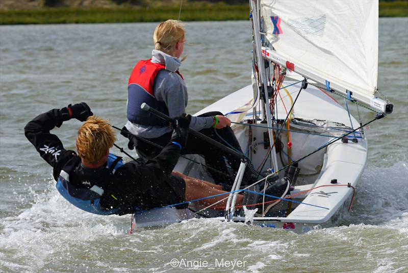 Waldringfield  Cadet Week 2024 photo copyright Angie Meyer taken at Waldringfield Sailing Club and featuring the Cadet class