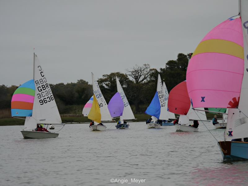 Waldringfield Cadet Open photo copyright Angie Meyer taken at Waldringfield Sailing Club and featuring the Cadet class