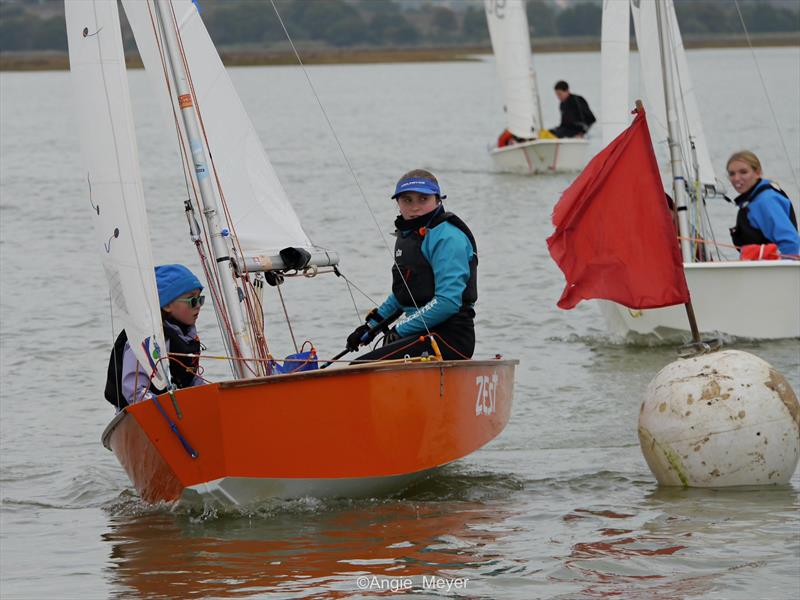 Waldringfield Cadet Open photo copyright Angie Meyer taken at Waldringfield Sailing Club and featuring the Cadet class