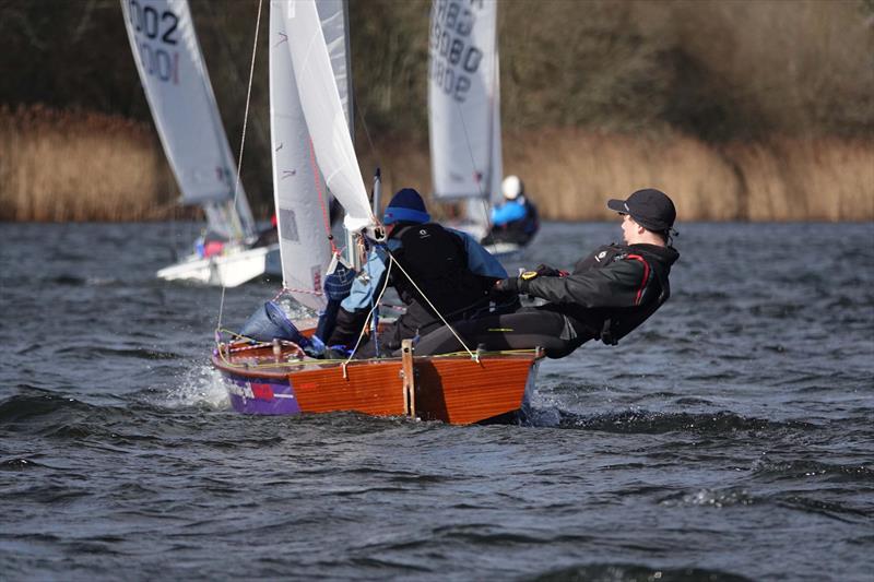 Cadets open meeting at Frensham Pond photo copyright Steve Gregory taken at Frensham Pond Sailing Club and featuring the Cadet class