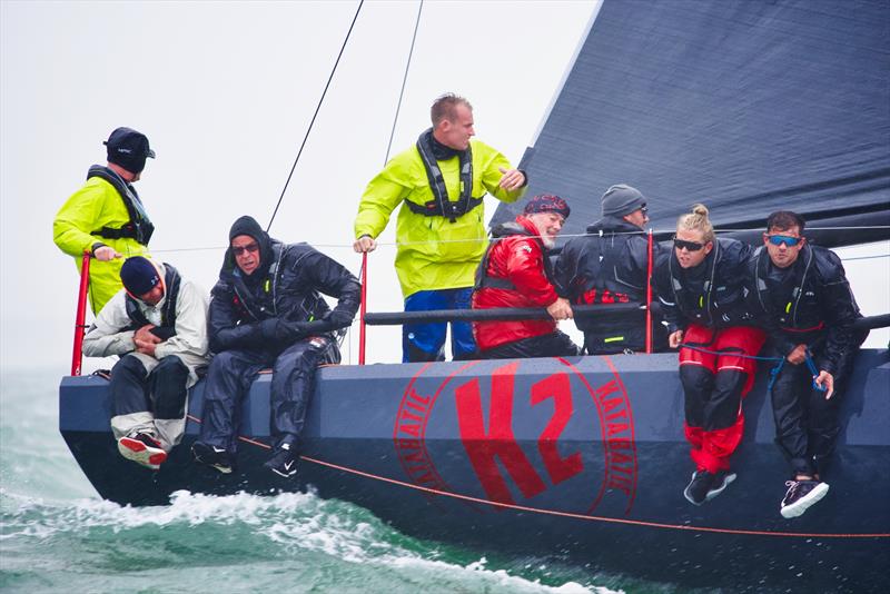 Strong winds for the 2024 Round the Island Race - photo © Tom Hicks / www.solentaction.com