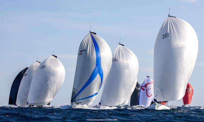 Cape 31 Europeans in Sanremo Day 1 photo copyright International Cape 31 Class / ZGN taken at Yacht Club Sanremo and featuring the Cape 31 class