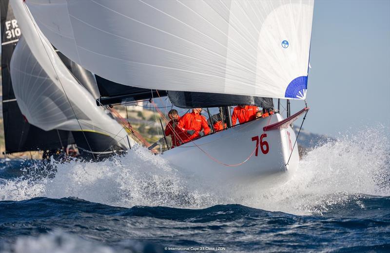 Cape 31 Europeans in Sanremo Day 1 photo copyright International Cape 31 Class / ZGN taken at Yacht Club Sanremo and featuring the Cape 31 class