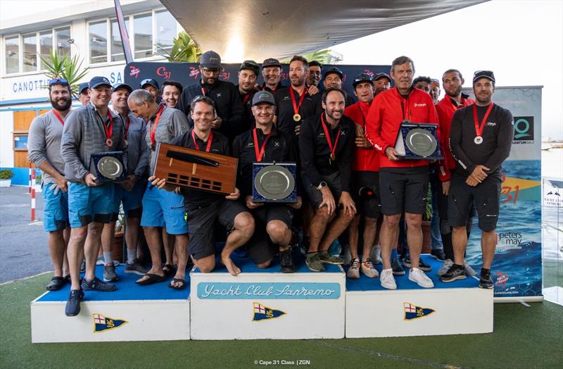 Cape 31 Europeans in Sanremo photo copyright International Cape 31 Class / ZGN taken at Yacht Club Sanremo and featuring the Cape 31 class