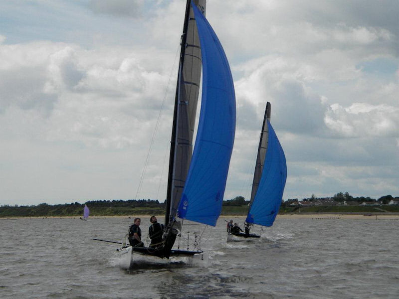 Great Yarmouth & Gorleston SC Beach Regatta photo copyright David Houghton taken at Great Yarmouth & Gorleston Sailing Club and featuring the Catamaran class