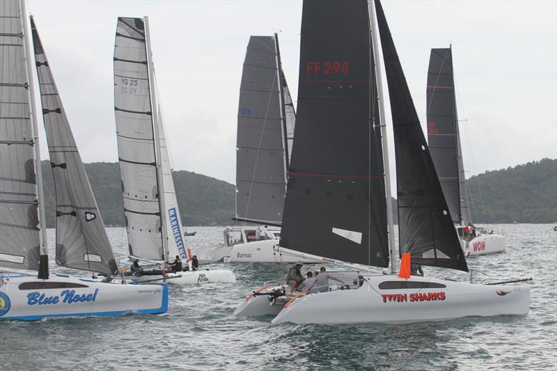 Multihulls on The Yacht Sales Co Regatta 2024 Day 3 at Phuket, Thailand photo copyright Scott Murray taken at Phuket Yacht Club and featuring the Catamaran class