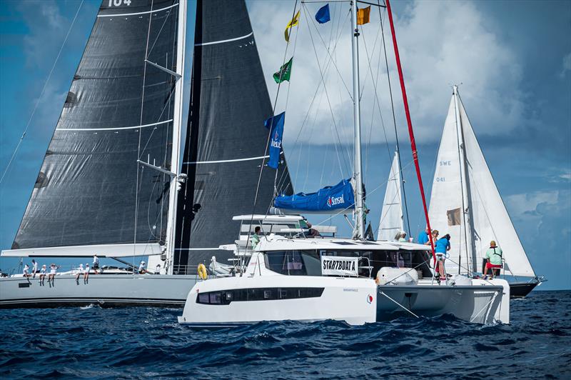 The St. Maarten Heineken Regatta historically welcomes over 100+ international boats, with fantastic yacht-spotting from the water and ashore photo copyright Laurens Morel / www.saltycolours.com taken at Sint Maarten Yacht Club and featuring the Catamaran class