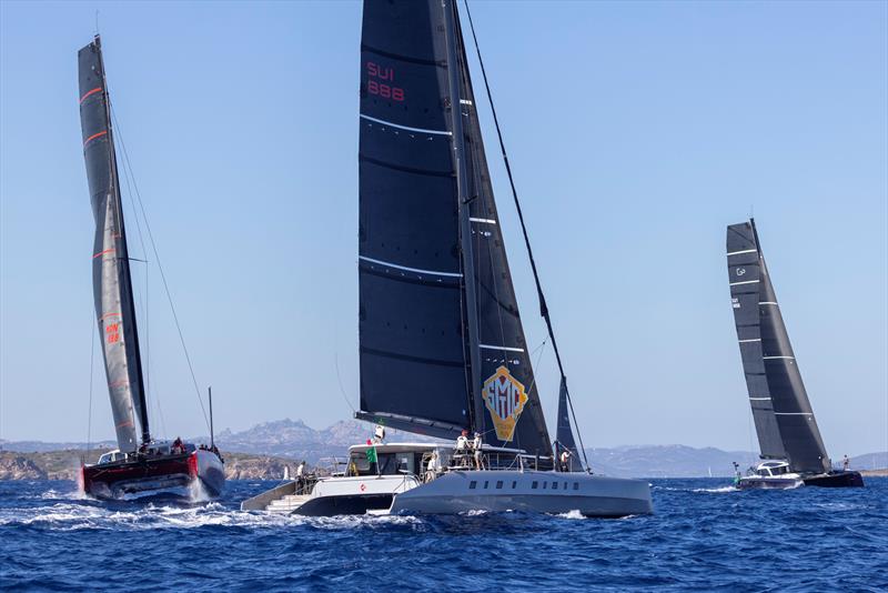 Highland Fling 18 and Allegra return to do battle in the Multihull class at the 2023 Maxi Yacht Rolex Cup - photo © IMA / Studio Borlenghi