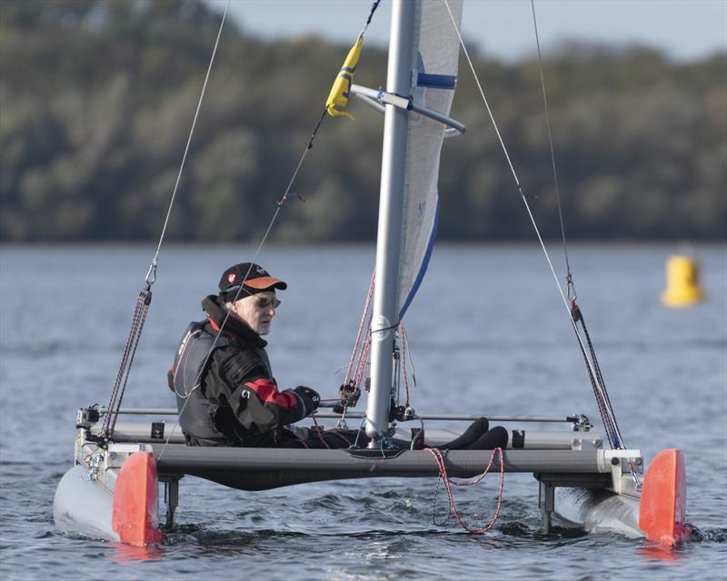 It's in the bag - second placed John Terry bags himself a Gill sailing holdall during the Grafham Medium Catamaran Open - photo © Paul Sanwell / OPP