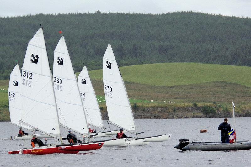 Welsh Open Challenger Championship at Llyn Brenig photo copyright Marion Edwards taken at Llyn Brenig Sailing Club and featuring the Challenger class