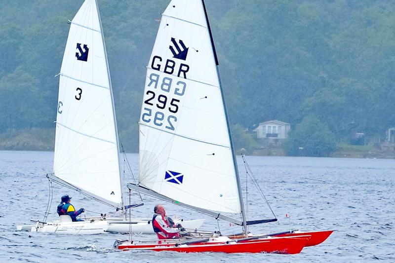 Numbers 3 and 295 - Sailability Scotland Challenger Traveller Series event at Loch Earn photo copyright Jane Foster taken at Loch Earn Sailing Club and featuring the Challenger class