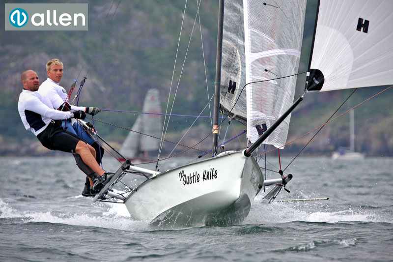 The Cherubs travel to Devon for the UK nationals photo copyright Tom Gruitt / www.fotoboat.com taken at Babbacombe Corinthian Sailing Club and featuring the Cherub class