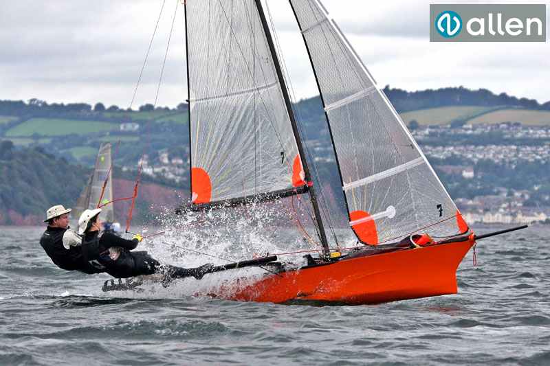 The Cherubs travel to Devon for the UK nationals photo copyright Tom Gruitt / www.fotoboat.com taken at Babbacombe Corinthian Sailing Club and featuring the Cherub class