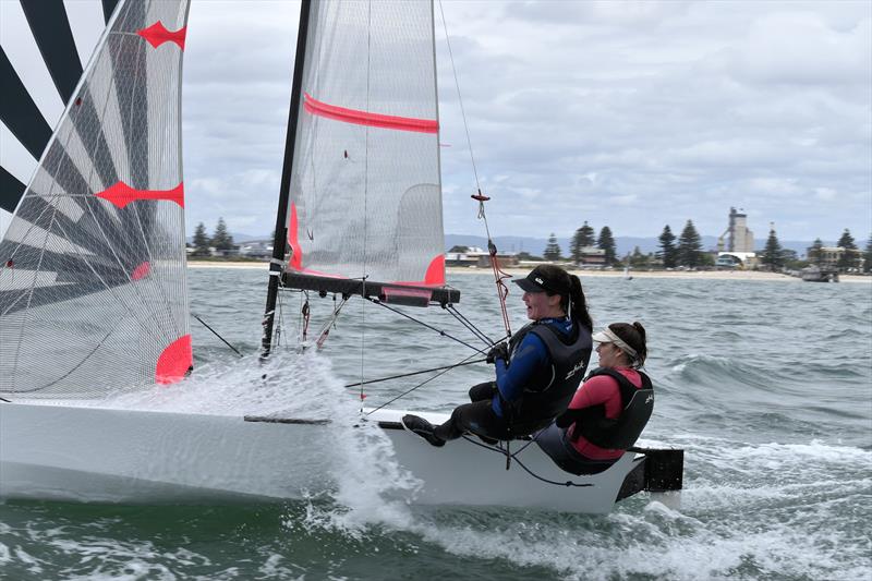 60th Cherub Australian National Championship - Lily Peel & Cathy Pagett (sixth overall) - photo © Keisha Day