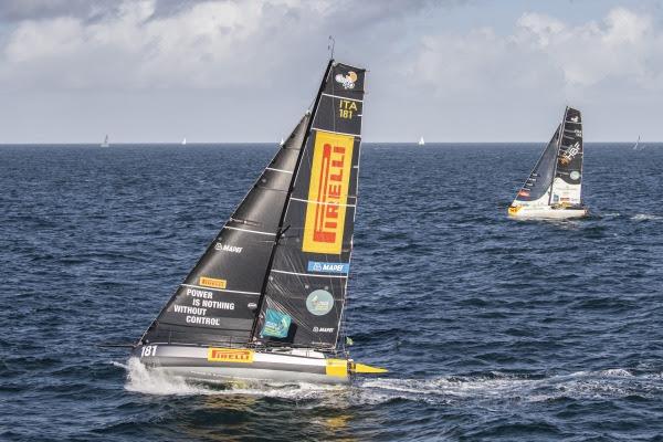 Italy's Ambrogio Beccaria's Allagrande Pirelli during the Route du Rhum - Destination Guadeloupe - photo © Vincent Olivaud / #RDR2022