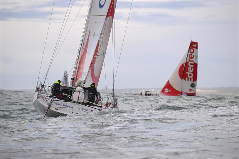 Class 40 start - Transat Jacques Vabre - Lorient, France - November 5, 2023 - photo © TransAt Jacques Vabre