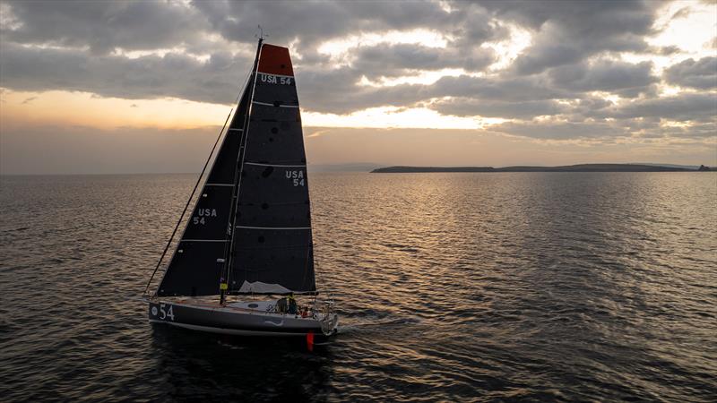 First Light arrives into Hobart with Coel Brauer and Elizabeth Tucker on board after epic trip from Spain - photo © Clint Taylor/Za Ocean Racing