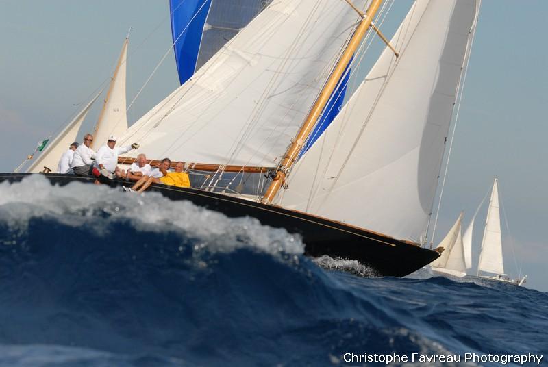 Les Voiles de Saint-Tropez day 5 photo copyright Christophe Favreau / www.christophefavreau.book.fr taken at  and featuring the Classic Yachts class