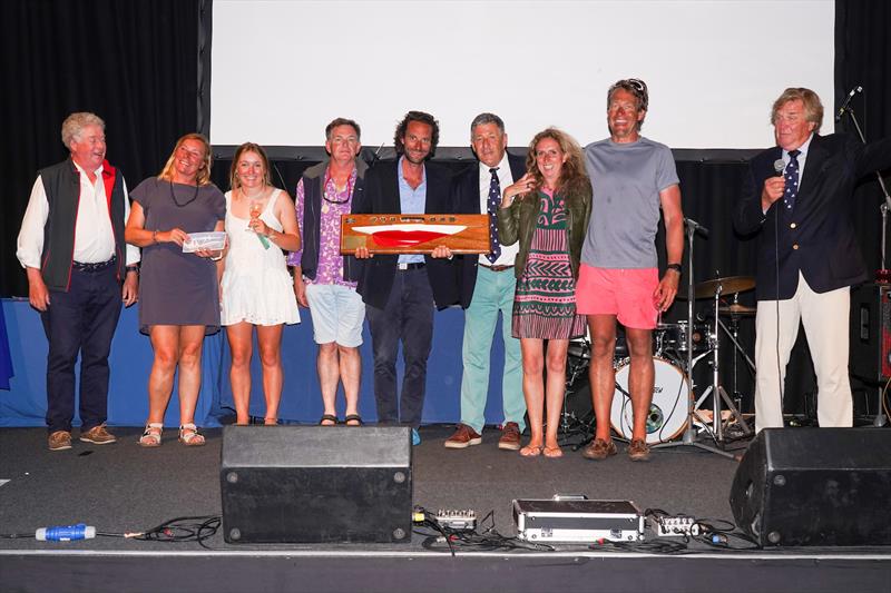 Highest placed gaffer, Eilun - British Classic Week prize-giving photo copyright Chris Brown taken at British Classic Yacht Club and featuring the Classic Yachts class