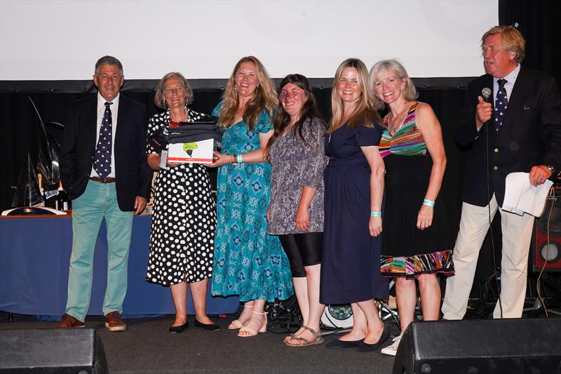 Highest percentage female crew, Quailo III - British Classic Week prize-giving photo copyright Chris Brown taken at British Classic Yacht Club and featuring the Classic Yachts class