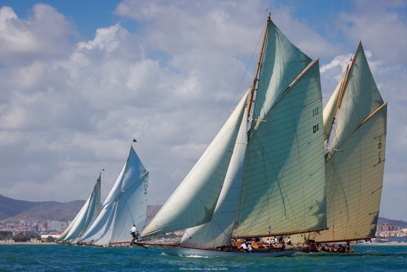 Puig Vela Clàssica Barcelona Regatta Day 4 photo copyright Nico Martinez / MartinezStudio taken at Real Club Nautico de Barcelona and featuring the Classic Yachts class