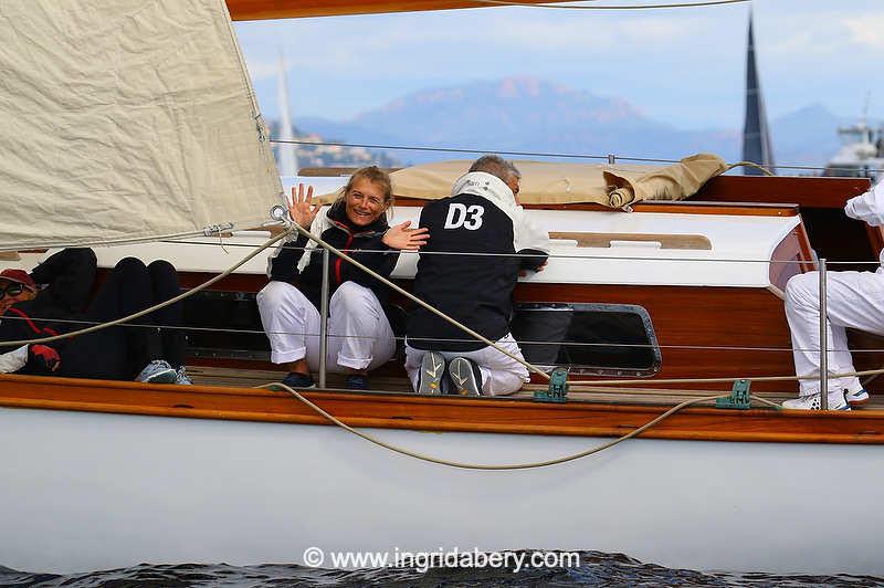 Les Voiles de Saint-Tropez day 6 - racing abandoned due to lack of wind photo copyright Ingrid Abery / www.ingridabery.com taken at Société Nautique de Saint-Tropez and featuring the Classic Yachts class