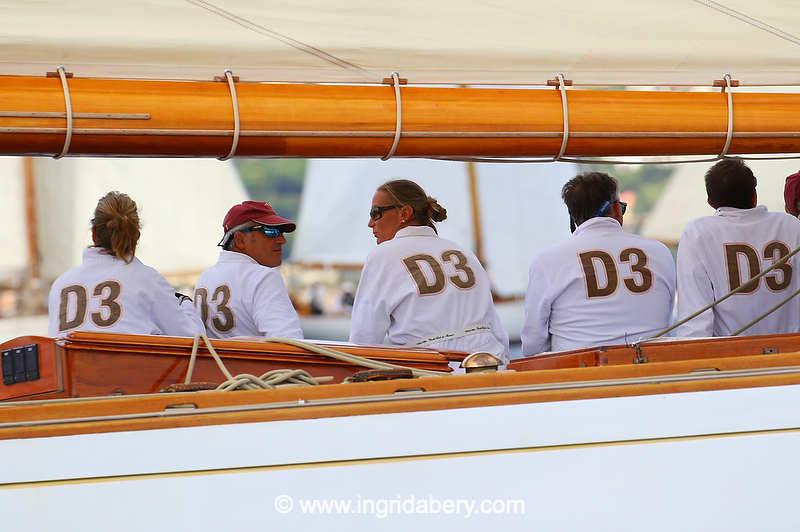 Les Voiles de Saint-Tropez day 6 - racing abandoned due to lack of wind photo copyright Ingrid Abery / www.ingridabery.com taken at Société Nautique de Saint-Tropez and featuring the Classic Yachts class