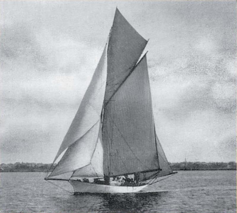 Thistle, winner of the 1907 Rudder Cup - photo © Ocean Racing Club of Victoria