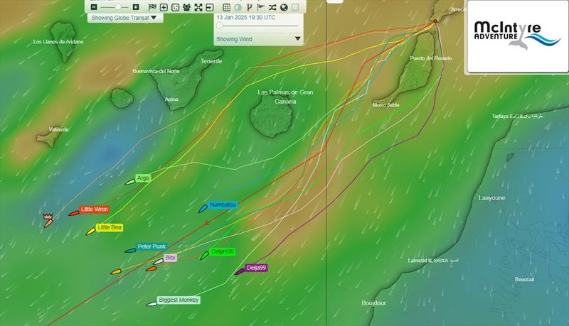 McIntyre Globe 580 Transat: ORIGAMI takes the lead, now 240 miles from the starting point after logging 126 miles in the last 24 hours - photo © G580Transat / MGR2025